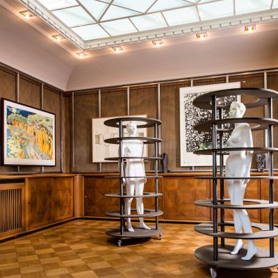 Installation view corner room – works by Sean Landers / Peter Land / Richard Artschwager / Christopher Wool / Kai Althoff / Sherrie Levine / Heimo Zobernig